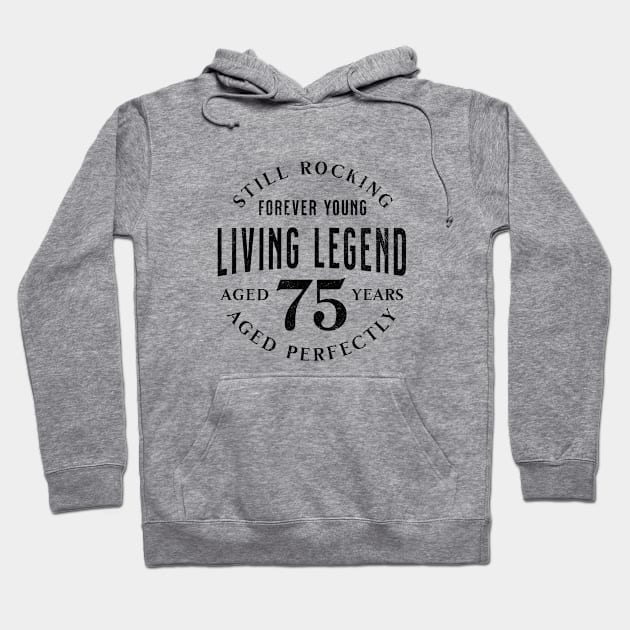 75 Years of Memories: Joyful & Humorous Hoodie by MEWRCH